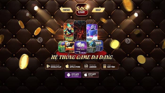 Saoclub: Xứng tầm đẳng cấp huyền thoại cổng game bài số 1 Châu Á