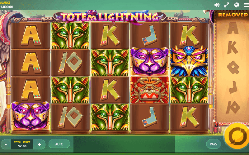 Biểu tượng trong game slot Totem Lightning